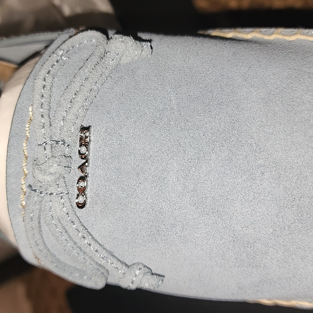 NWOT WOMENS COACH SUEDE ESPADRILLES - Picture 3 of 7